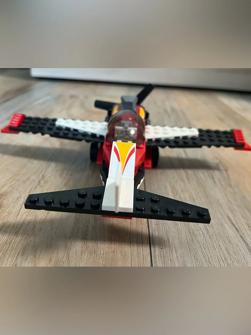 LEGO City - 2013 Stunt Plane Lego 60019 (Fully Assembled and Glued)